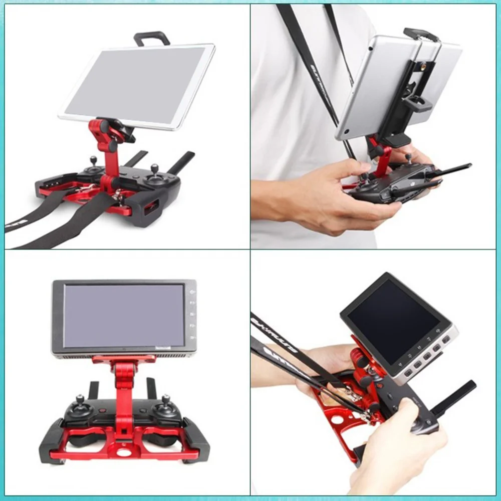 

Aluminum Alloy Drone Remote Controller Useful Phone Bracket with Lanyard