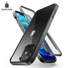 SUPCASE For iPhone 12 Case/For iPhone 12 Pro Case 6.1 (2020) UB Edge Pro Slim Frame Clear Case with Transparent Back Cover