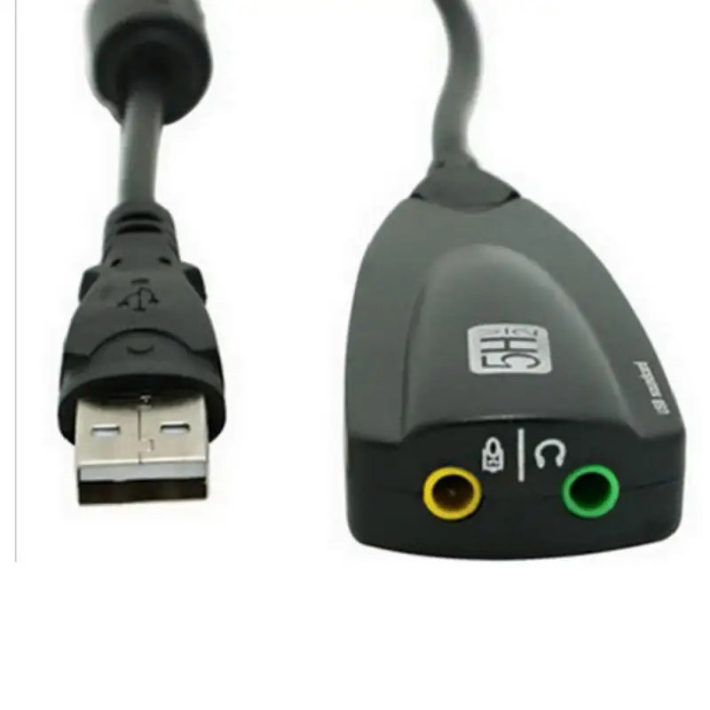 External USB 2.0 To 3.5mm Virtual 7.1 Channel Surround Audio Sound Card Adapter For Laptop PC Windows XP Win7 Win8 | Компьютеры и офис