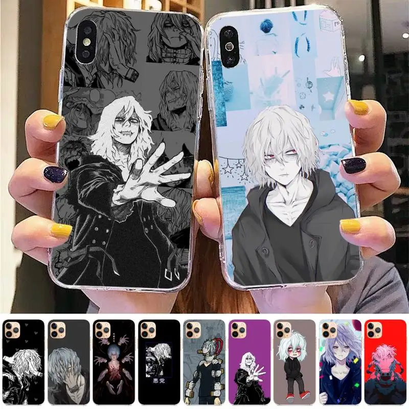 

Tomura Shigaraki Collage BNHA Anime Phone Case for iPhone 13 11 12 13 mini pro XS MAX 8 7 6 6S Plus X 5S SE 2020 XR cover