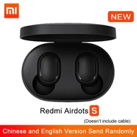 in stock 2020 new xiaomi redmi airdots s tws bt 5 0 wireless earphones noise reduction with mic earbuds ai control