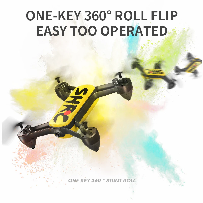 Квадрокоптер EBOYU H7 с GPS Wi-Fi FPV ESC 4K HD двойная камера | Игрушки и хобби
