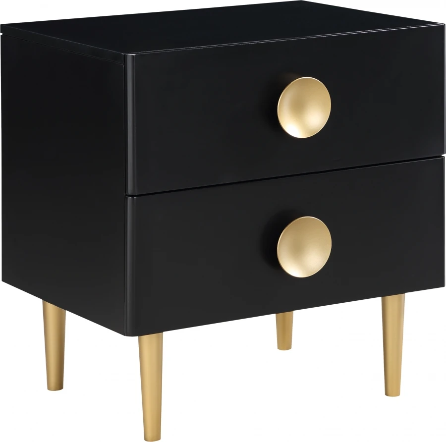 

2021 Bedside Table 2 Drawers Wooden legs Nightstand Chest Locker Office Storage Cabinet Bedroom Furniture Home Nightstand