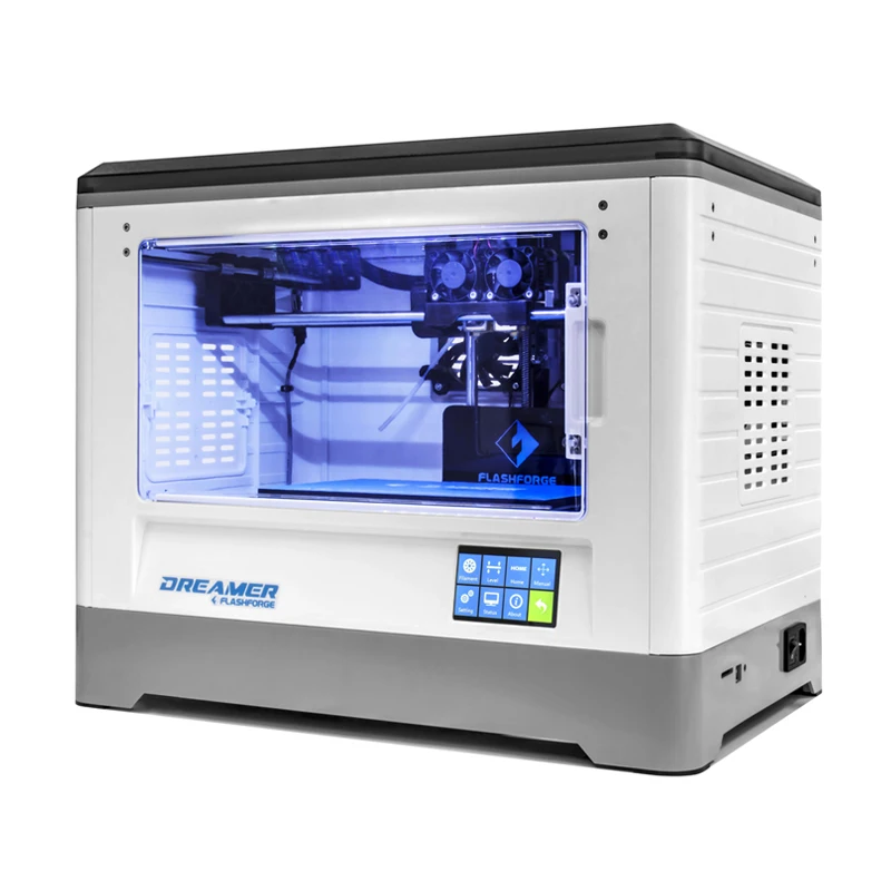 Dreamer Dual Extruder 3D Printer Flashforge 3D DIY-Kit  dual color print WIFI  enclosed workspace 3D Drucker