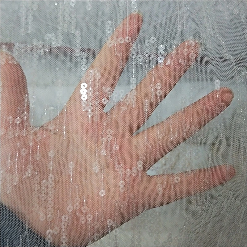 Новое Сетчатое газовое свадебное платье с вышивкой кружевная ткань детская