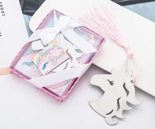 (10 шт./лот) Идеальные подарки на день рождения с единорогом дизайнерские закладки