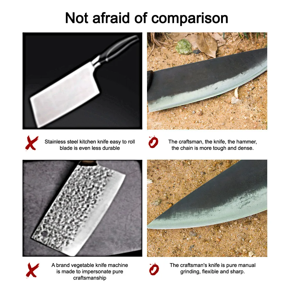 XYj Мясник кухонные инструменты ножи Ручная ковка шеф повара нож овощерезка