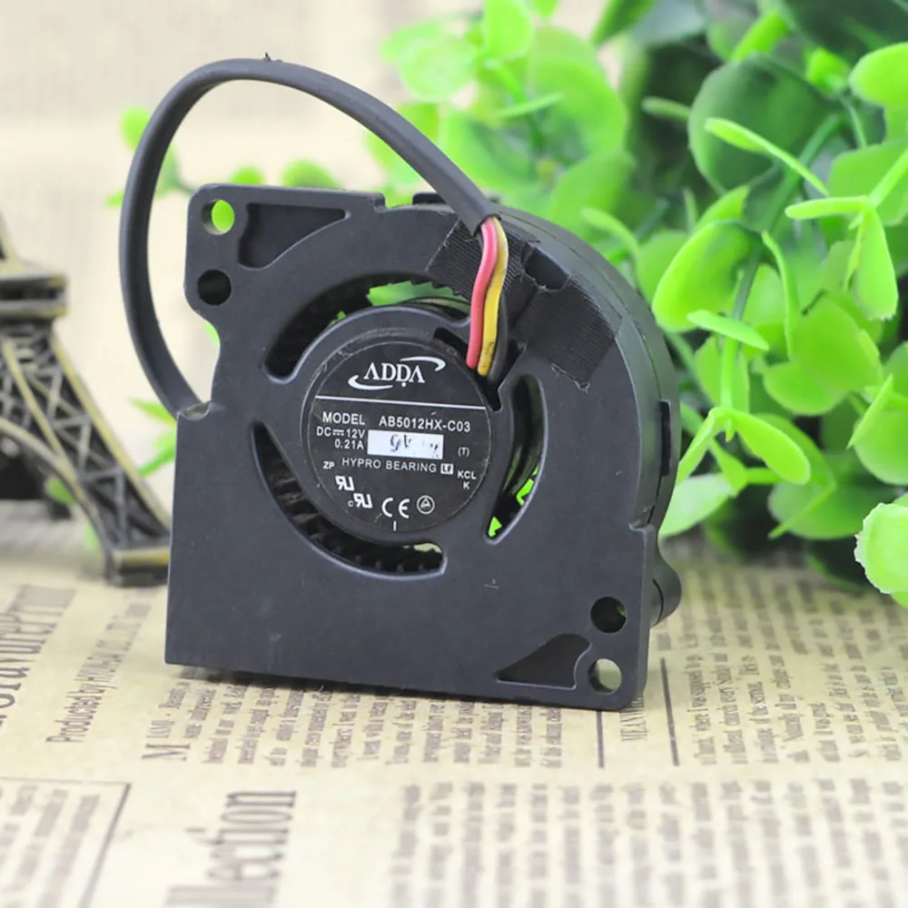 Для ADDA AB5012HX C03 (T3VL5) DC 12V 0.21A Сервер вентилятор охлаждения сервер центробежный