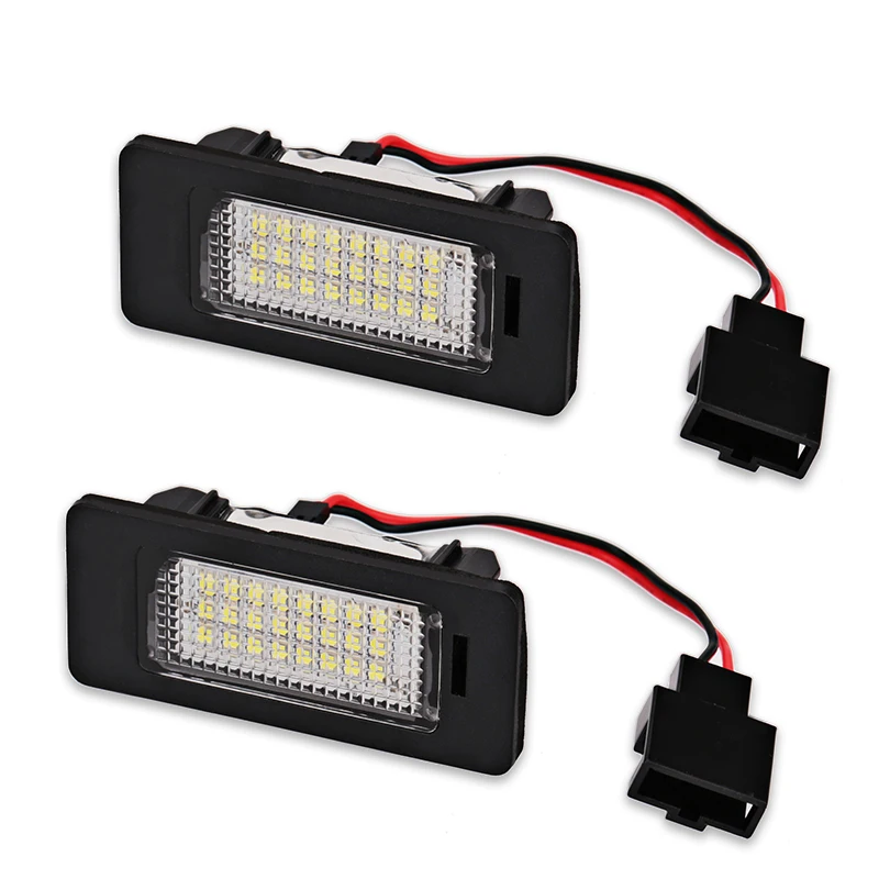 

2x Canbus Led License Plate Light Number Lamp for Audi A3 S3 A4 S4 B6 B7 B8 A6 C6 S6 A8 S8 Q7 RS4 RS5 RS6 A1 A5 S5 A7 Q5 TT TTS