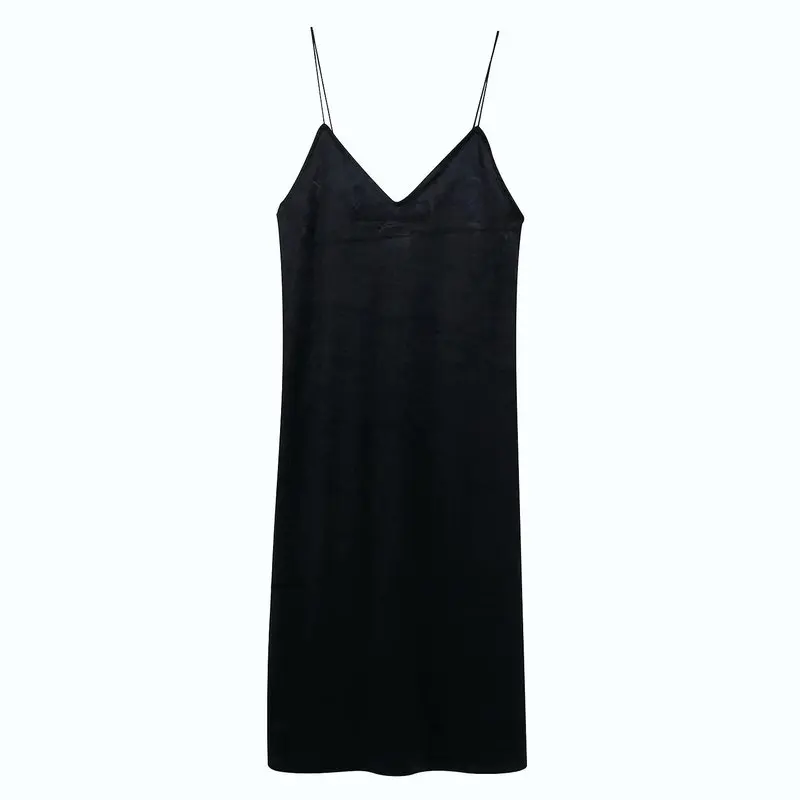 Bb40 9809 бархатное платье на бретелях в европейском и американском стиле|Женские