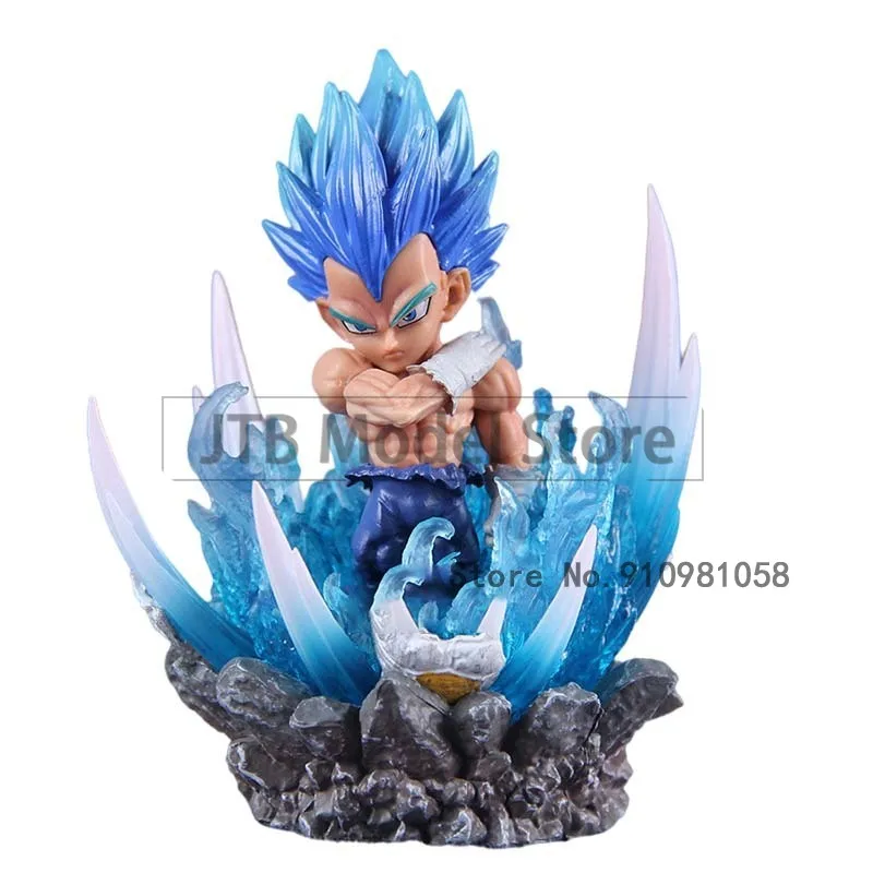 

Фигурка героя аниме Dragon Ball Z, фигурка GK Super Saiyan Blue Vegeta IV Figma WCF Q версии, 9 см, ABS, статуя, игрушки для детей, Подарочная кукла