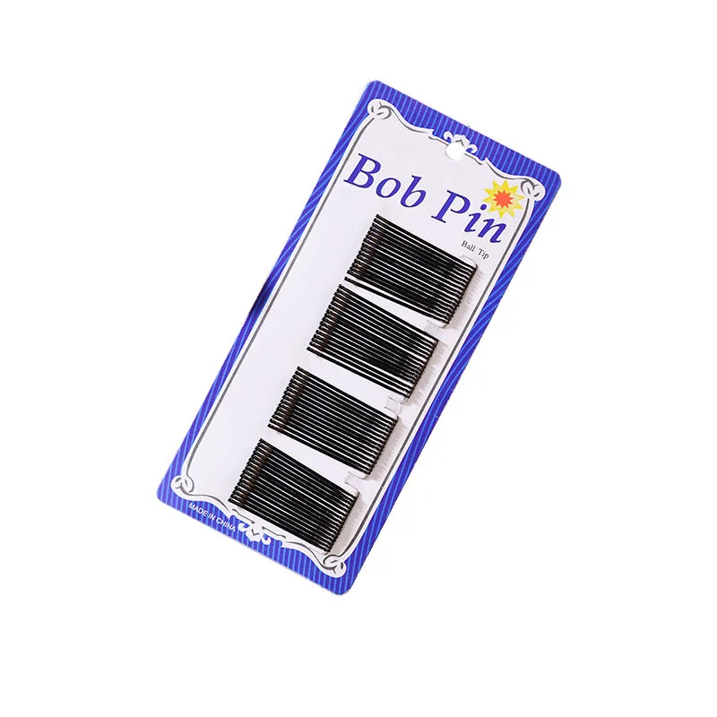 Черные заколки для волос женщин 60 шт./компл. заколки-невидимки невидимые