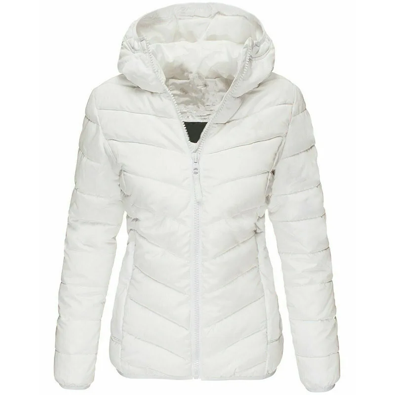Female Thicken Coat Cotton Padded Parka Jacket Hooded Outwear Plus Size 2021 New Women Winter Jacket Slim Fashion Warm Parkas