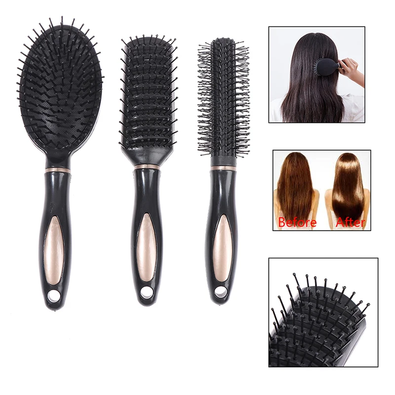 

Airbag Hairbrush Nylon Women Wet Curly Detangle Hair Brush Anti-static Hair Scalp Massage Comb Salon Hairdressing Styling Tool