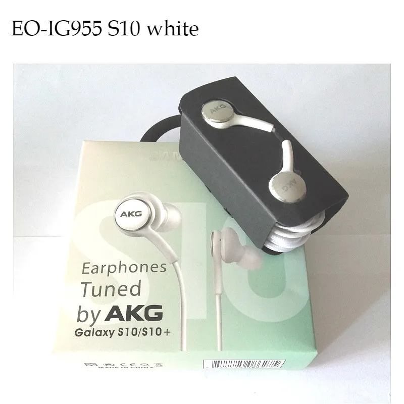 Наушники samsung EO-IG955 3,5 мм наушники-вкладыши с микрофоном Проводная гарнитура для huawei samsung Galaxy S8 S9 с подарком
