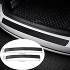 Универсальная защитная наклейка из углеродного волокна на задний бампер автомобиля, для Toyota, Ford, Acura, Hyundai, Honda, Mazda