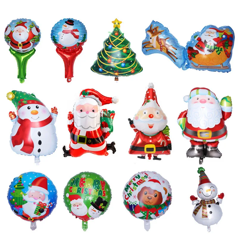 

1Pc Large Balloon Christmas Foil Balloons Snowman Balloon Christmas Decorations for Home New Year Party Decoration Supplies