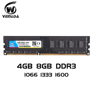 VEINEDA 2gb 4gb 8gb ram DDR3 memory ddr3 8 гб ddr 3 1333 For Desktop compatible 1066 1600 PC DIMM Memory PC3-10600R 12800R