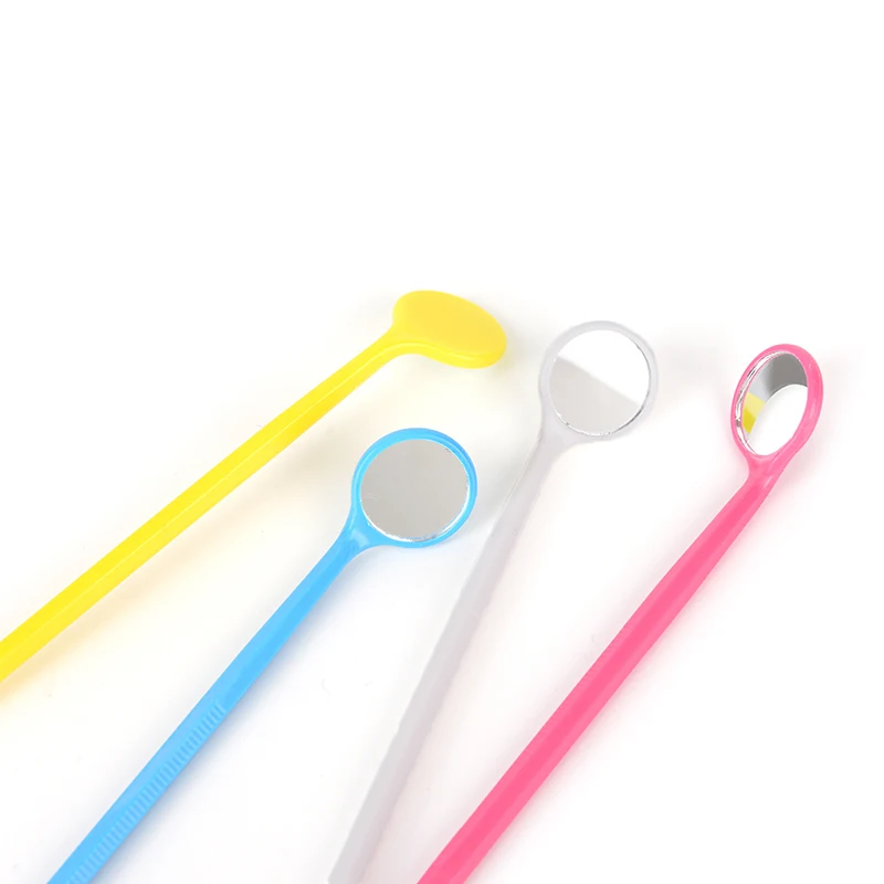 Красочные зубные зеркала милые дешевые продукты Odontologicos стоматологические