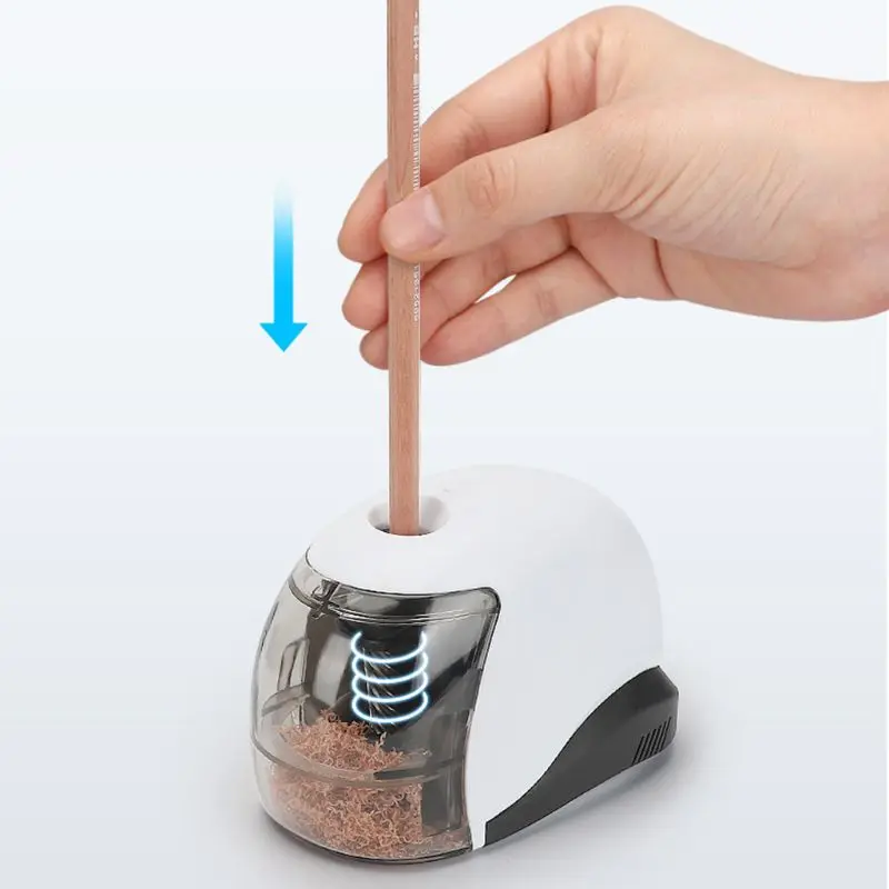 

USB Electric Pencil Sharpener Simple Business Style Automatic Sharpeners Desktop School Office Supplies Dropshipping