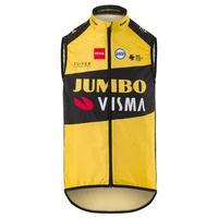 jumbo windproof vest visma team cycling jersey men cycling vest sleeveless lightweight and breathablecycling equipment