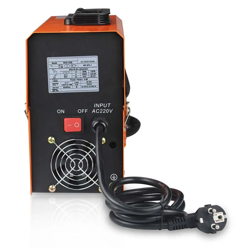 Mini MIG-200 AC220V IGBT MIG MMA TIG Gasless Welder Welding Machine Soldering Tools Flux Core Wire | Инструменты