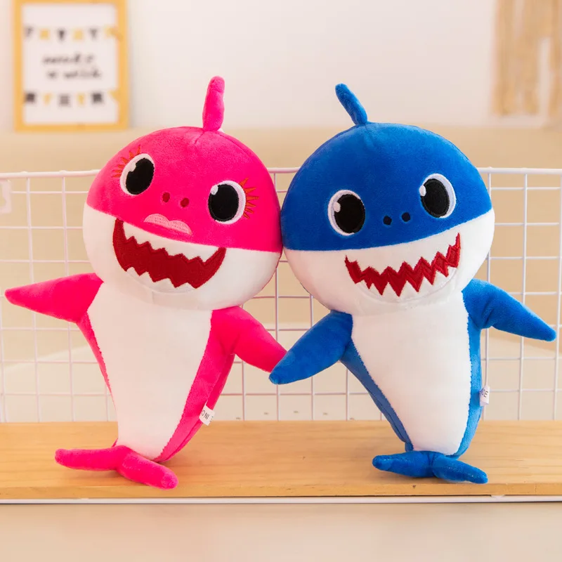 Baby Singing Plush Sharked Enjoyfeel Soft Music Sound Doll Cartoon Stuffed Kawaii Toys English Song Boy Girls | Дом и сад