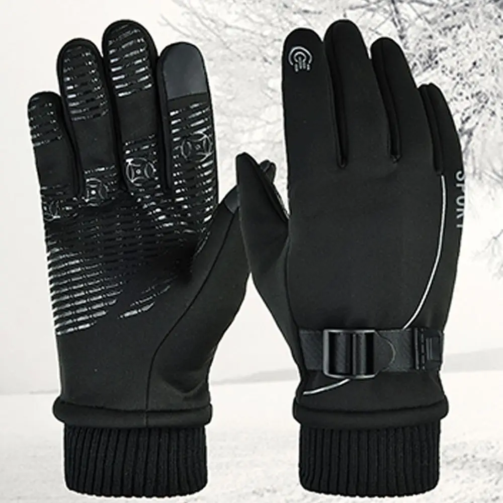 

Anti-slip Outdoor Sports with Buckle Thermal Touch Screen Gloves Ski Gloves Winter Warm Gloves Cycling Gloves