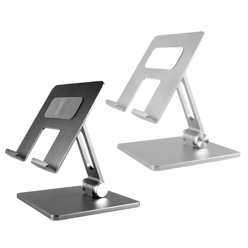 

Multi-Angle Cell Phone Stand for Desk Dual Foldable Desktop Phone Holder Non Slip Cradle for All Smartphones Tablets