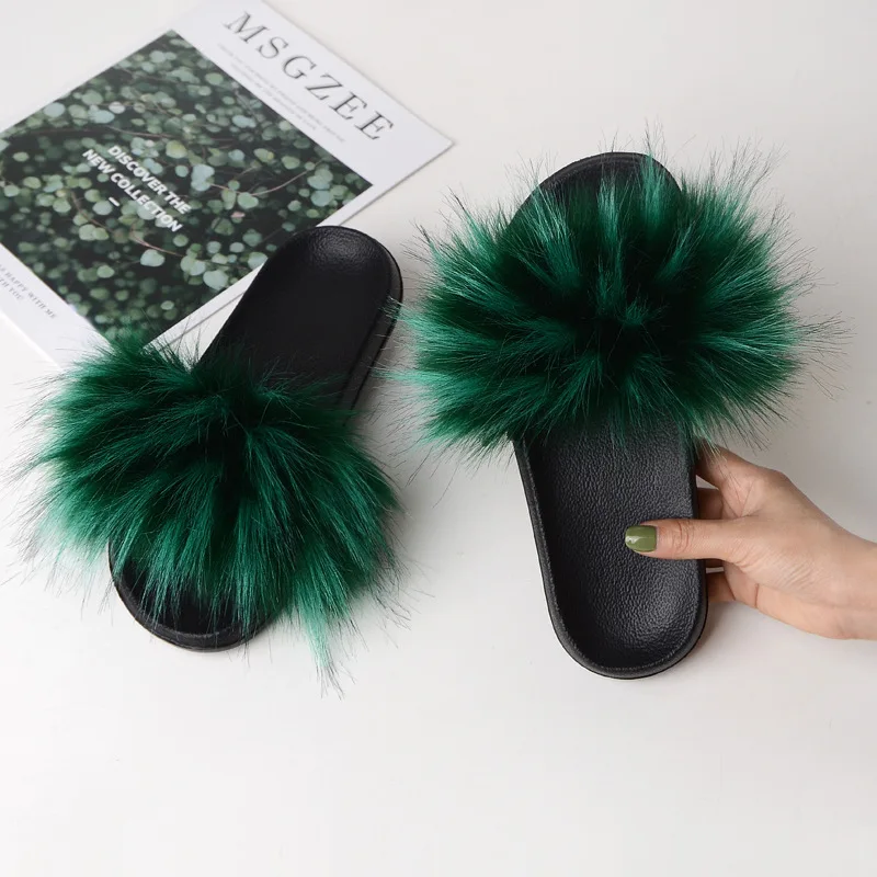 

Шлепанцы женские из искусственного меха, домашние плюшевые тапки, плоская подошва, повседневная обувь, лето 2020