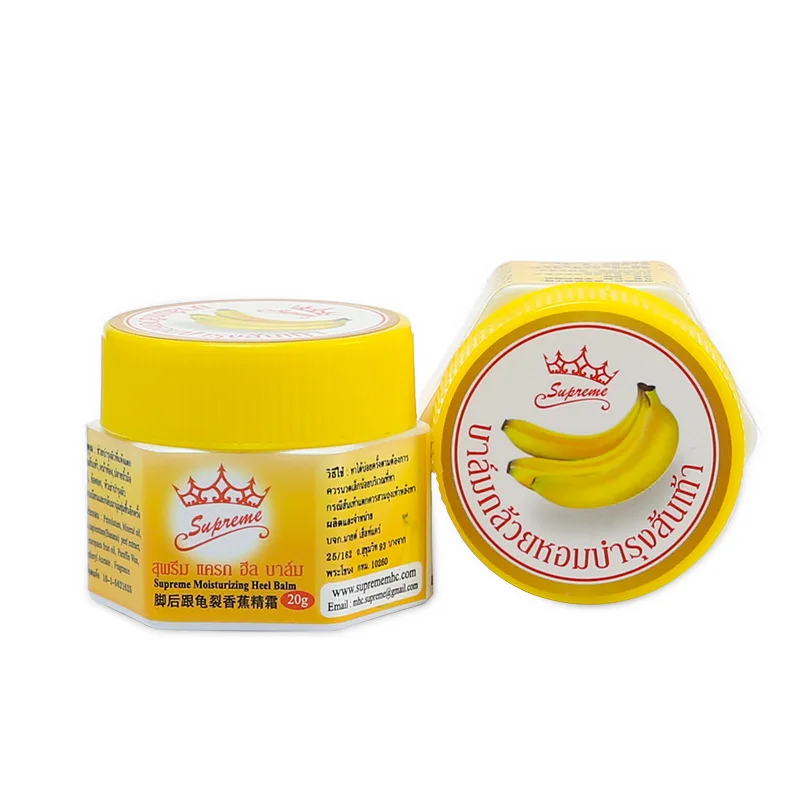 

1 Box 20g Natural Banana Oil Anti-Drying Crack Foot Cream Heel Cracked Repair Cream Removal Dead Skin Hand Feet Care TSLM1