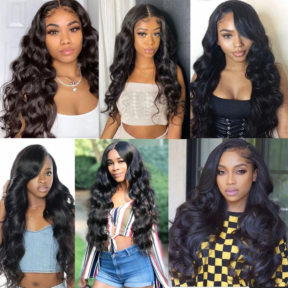 Парики из человеческих волос волнистые волосы парик на сетке 4x4 предварительно выщипанные Детские