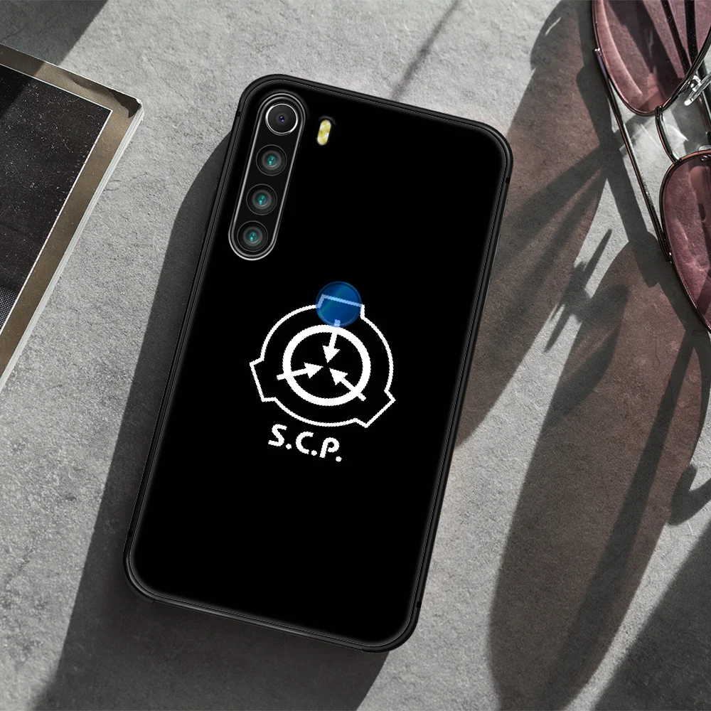 

scp Special Containment Phone Case Cover Hull For XIAOMI Redmi 7 7a 8 8a 9 10X NOTE 6 7 7s 8 8t 9 9s Pro Max black Etui Pretty