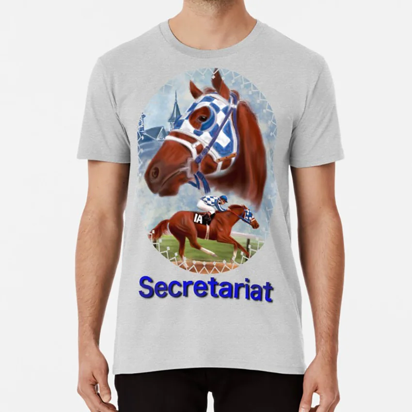 Футболка с тройной короной победитель речной конь конский портрет Кентукки