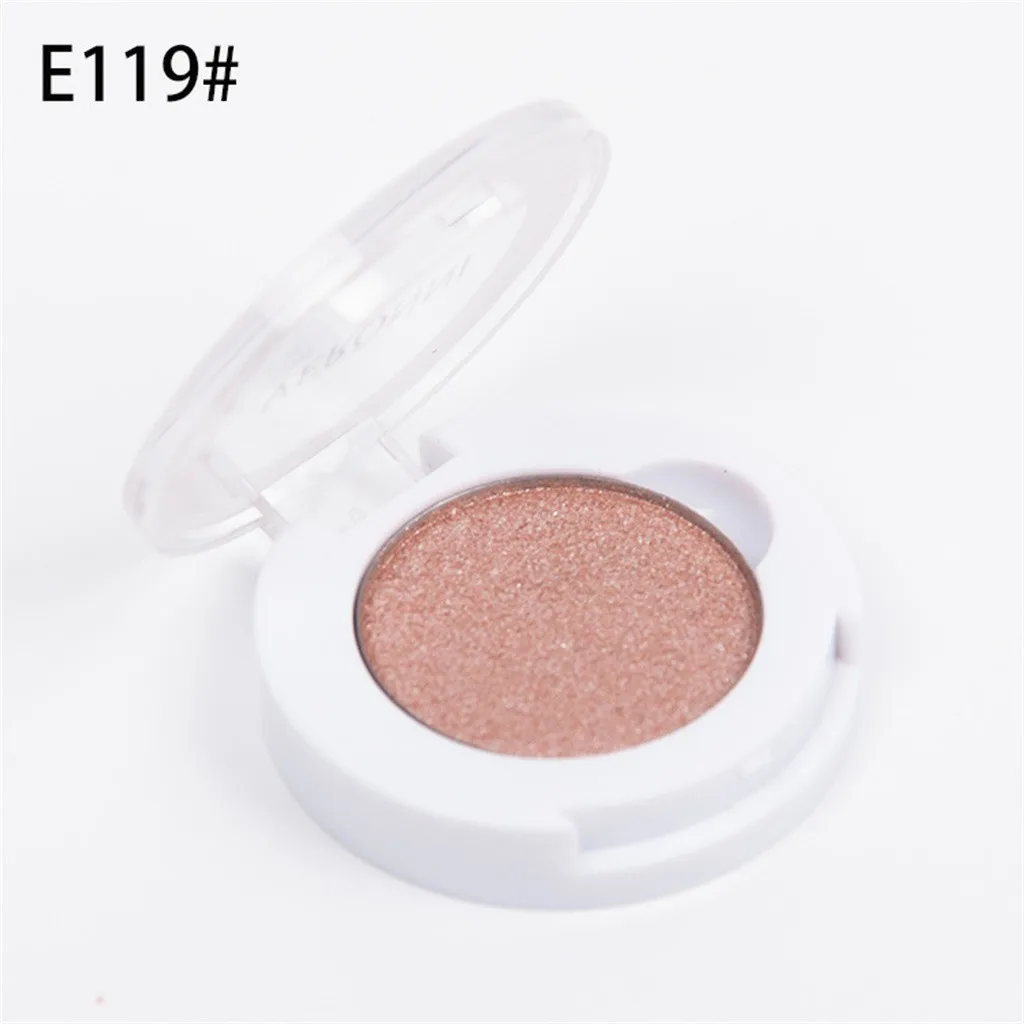 Портативные 24 цвета Тени для век хайлайтер пудра монохромные тени матовый Тыква