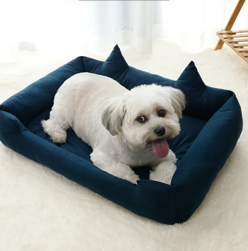 

Домик для домашних животных на четыре сезона и зиму может использоваться для сохранения тепла, Лежанка для кошек и собак, большие и маленьки...