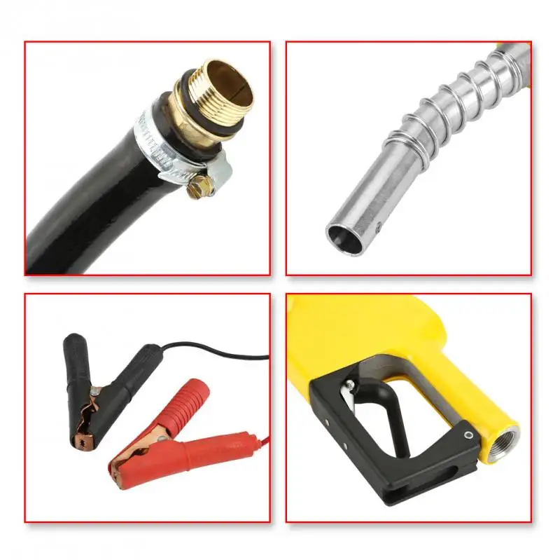 12В 155 Вт масляный насос 40л/мин Электрический Топливный дизельный керосиновый для