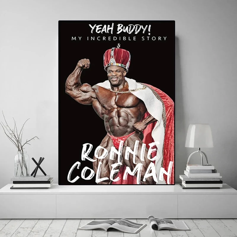 Картина на холсте для фитнеса Ronnie Cullman Арнольд Шварценеггер Бодибилдинг | Дом и