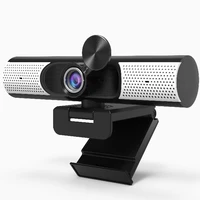 two speaker webcam youtobe video recording conferencing meeting usb web cam 1080p usb webcam cover for laptop with micophone