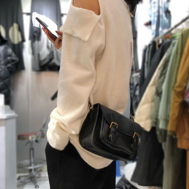 Модные сумки через плечо из натуральной кожи квадратные ремни искусственная