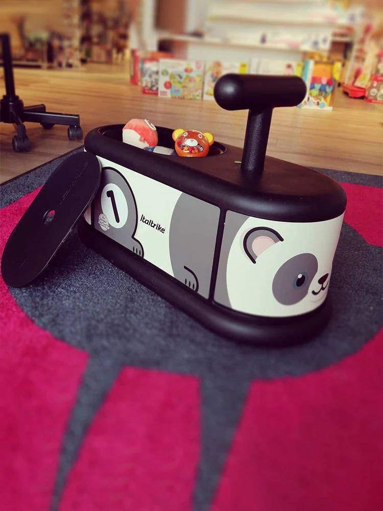 

zq Mute Universal Wheel Swing Car Baby Children Anti-Rollover Walker Car