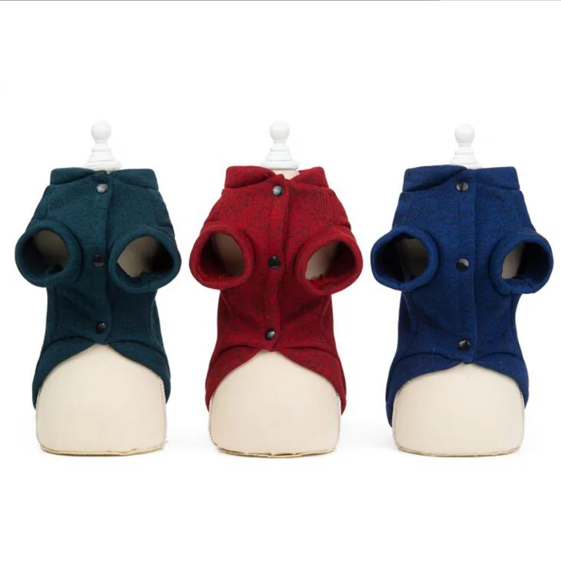 Одежда для собак Новое поступление осень зима худи домашних Мода Вязание два