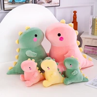 2540cm soft lovely dinosaur plush doll cartoon stuffed animal dino toy for kids baby doll sleep pillow home decor