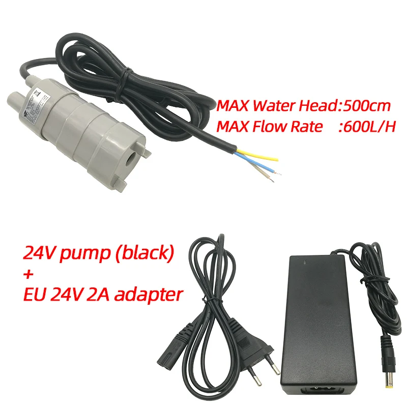 Новый водяной насос постоянного тока 12 24 В для солнечного аквариума