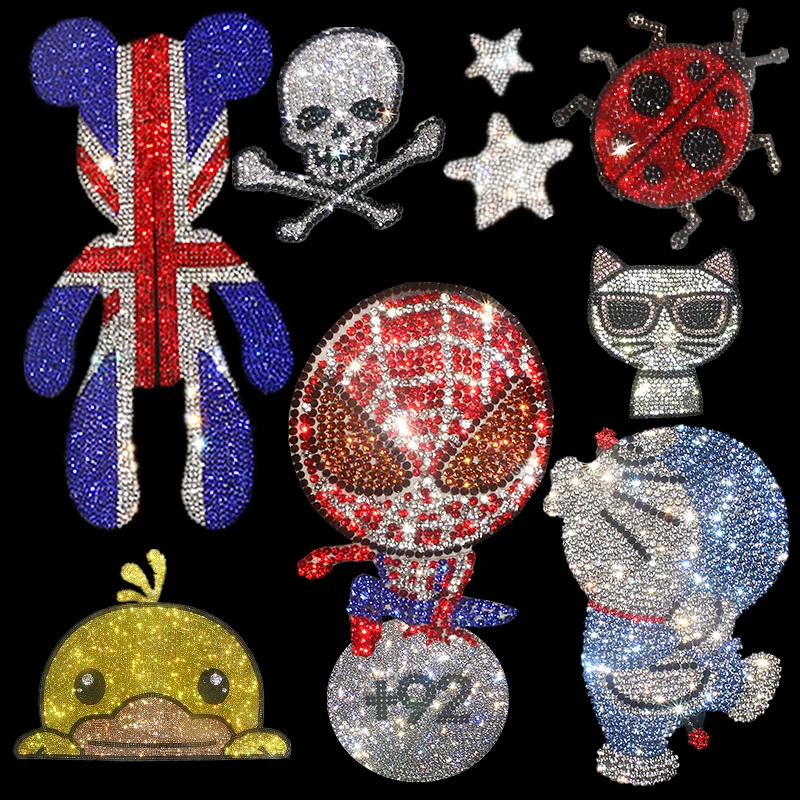 Наклейки со стразами для стайлинга автомобиля Алмазная наклейка домашних