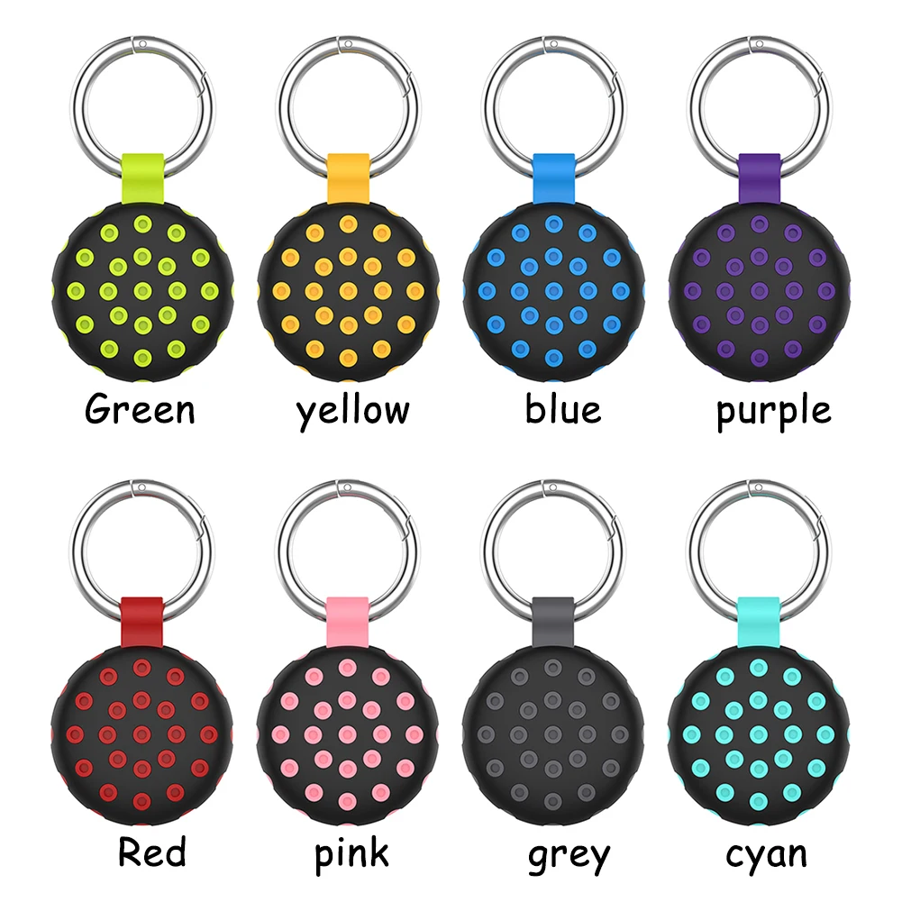 1pcs locator tracker cover sleeve protector for airtags tpu anti lost device smart wearable device accessories free global shipping