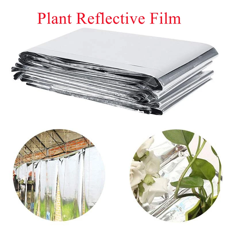 

1Pc Plant Reflective Film Plant Cover Garden Greenhouse Covering Foil Sheets Garden Plant Grow Light Accessories