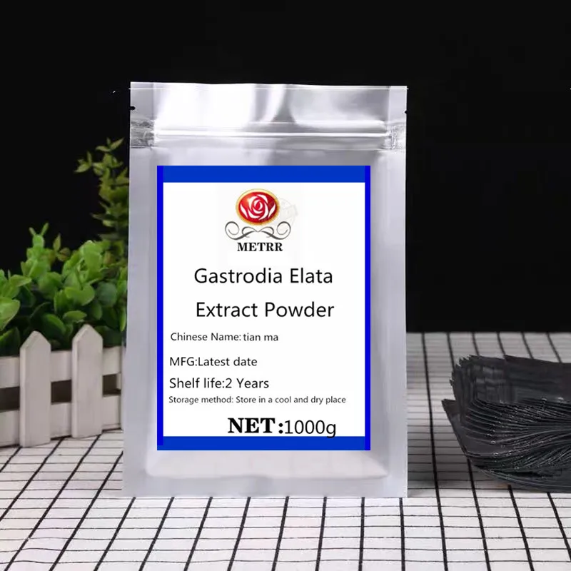 

100-1000g High Quality Pure Gastrodia Elata Extract Powder, Analgesic,Protect The Brain,Free Shipping