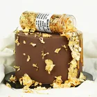 Золотые хлопья, 2 г, 24 К, Золотые декоративные блюда, шеф-повар, художественные инструменты для украшения торта, шоколада, кондитерских изделий, суши, украшения для выпечки, торта