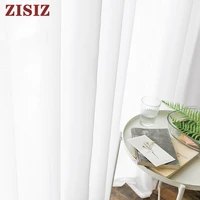chiffon white tulle curtains for living room solid tulle curtains on the windows screening sheer voile kitchen curtain drapes